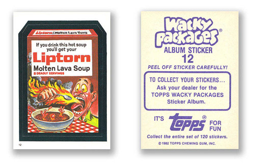 1982 Wacky Packages # 12