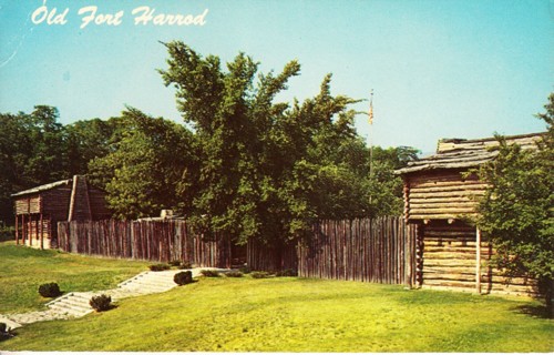 Vintage Postcard Old Fort Harrod, KY