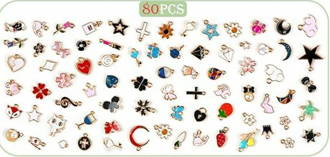 10pc Mixed Enamel Charms #6 (PLEASE READ DESCRIPTION