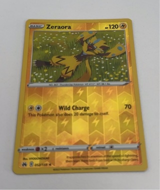 Pokemon Card - Zeraora Reverse Halo