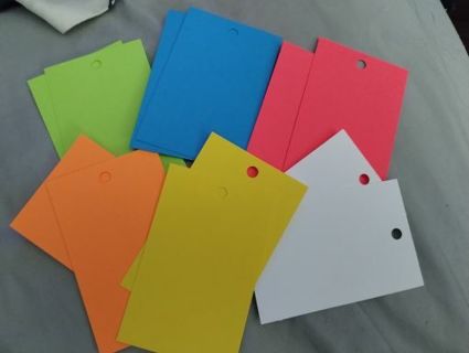 ** SET OF MINI COLORFUL NOTE CARDS..#2