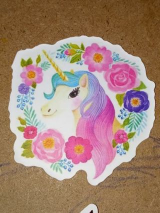 Unicorn New Easter vinyl sticker no refunds regular mail only Very nice quality!