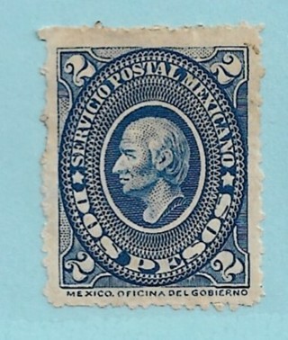 1884 Mexico Sc162 2p Hidalgo MH