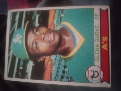 Glenn Burke 1979 Topps Oakland Athletics