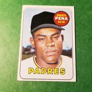  1969 - TOPPS BASEBALL CARD  NO. 184 - ROBERTO PENA - PADRES