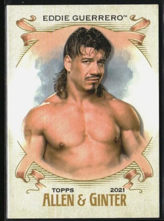 2021 Topps WWE Heritage - Eddie Guerrero Allen & Ginter Insert AG-10