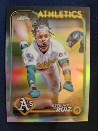 2024 Topps Chrome Refractor Esteury Ruiz