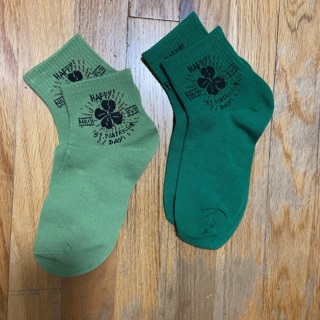 BN Two Pairs of St. Patrick’s Day Socks.