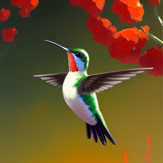 Listia Digital Collectible: Hummingbird in flight!