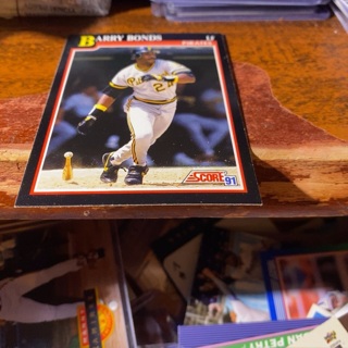 1991 score Barry bonds baseball card 