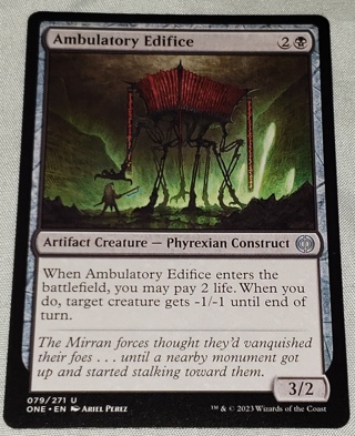 MTG✨ Ambulatory Edifice (U) 079/271 Phyrexia: All Will Be One (ONE) ✨ Magic the Gathering (2023)