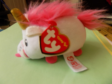 TY Beanie Boos Collection 4 inch Fluffy the Unicorn Teeny TY;s Despicable Me