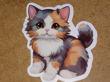 Adorable cat 1⃣ new vinyl sticker no refunds regular mail win 2 or more get bonus