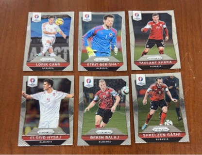 2016 Panini Prizm euro soccer lot