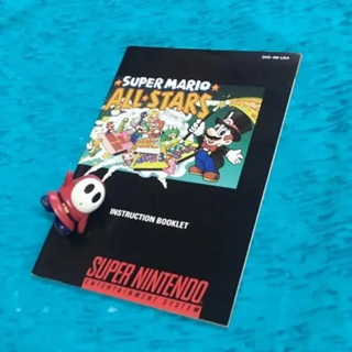 SNES OEM SUPER MARIO ALL STARS MANUAL BOOKLET FOR SUPER NINTENDO FREE SHIPPING
