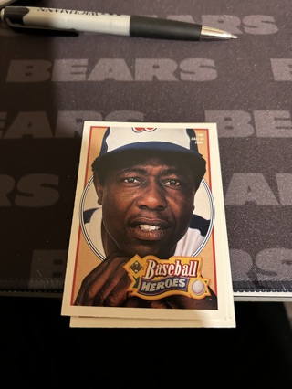 1991 upper deck baseball heroes hank aaron