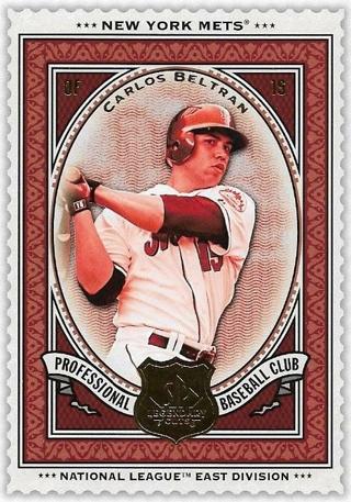 2009 SP LEGENDARY CUTS CARLOS BELTRAN CARD