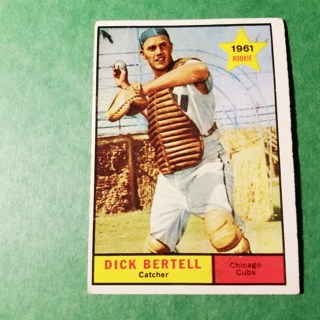 1961 - TOPPS BASEBALL CARD NO. 441 - DICK BERTELL ROOKIE -  CUBS