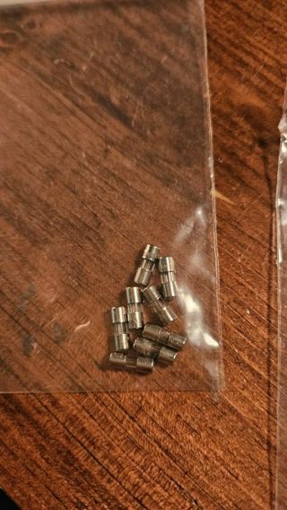 8 miniature Christmas light fuses