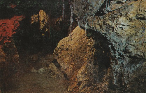 Vintage Unused Postcard: w: Indian Trail Caverns, OH