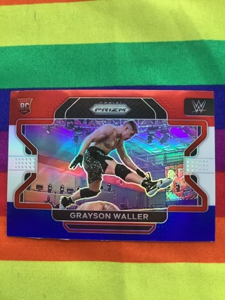 Grayson Waller WWE 2022 Panini Prizm Collectible Wrestling Card #43 NXT 2.0 RC Rookie