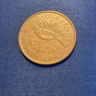 NEW ZEALAND One Penny – 1943