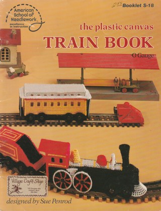 Plastic Canvas Leaflet/Booklet: Train Book