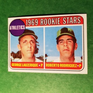 1969 - TOPPS BASEBALL CARD HI NO. 358 - 1969 ROOKIE STARS - A'S