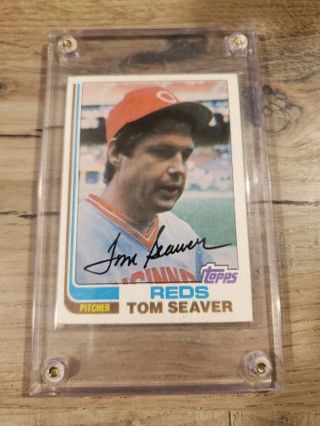 1982 Topps Tom Seaver (Wrong Back) Cincinnati Reds