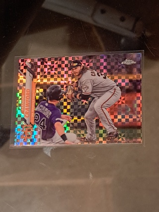 *Giants* Brandon Crawford Topps Chrome Refractor 