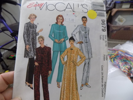 Easy McCalls sewing Pattern 9679 size small 8-10