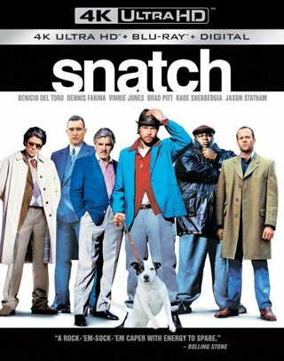 Snatch (Digital 4K UHD Download Code Only) *Guy Ritchie* *Brad Pitt* *Jason Statham*