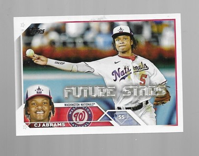 2023 TOPPS C.J ABRAMS #35