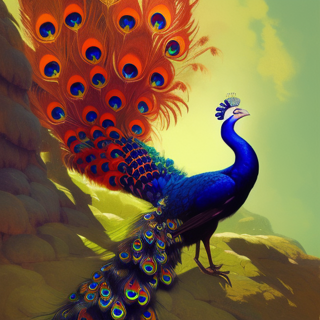 Listia Digital Collectible: Beautiful Peacock