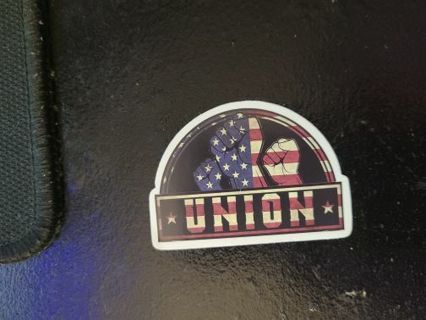 Union Strong Sticker