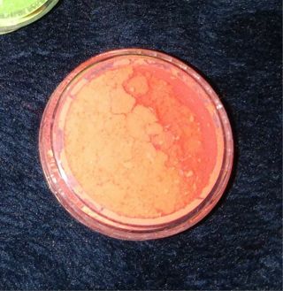 Neon Orange make up nail Crafting powder 1 container new