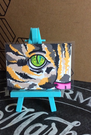 Josie's Eye original drawing aceo