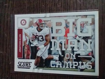 Jonathan Allen Alabama 2017 Panini