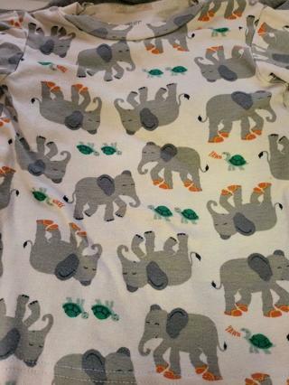 Another elephant and turtle shirt