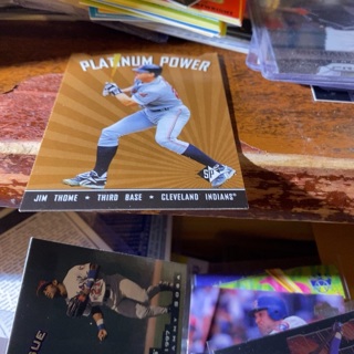 1995 upper deck sp platinum power Jim thome baseball card 