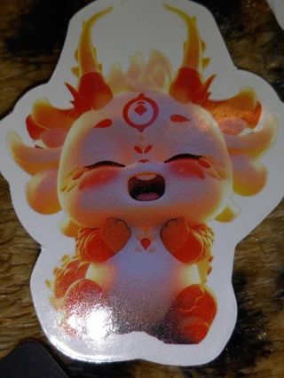 Adorable new one vinyl laptop sticker no refunds regular mail very nice quality