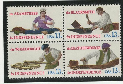 1977, #1717-1720. Four Stamps