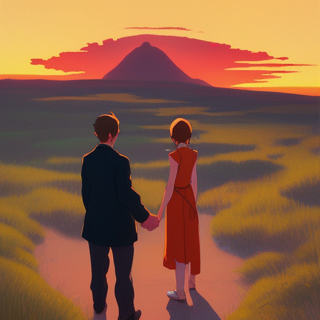 Listia Digital Collectible: Secret Lovers Enjoying A Sunset