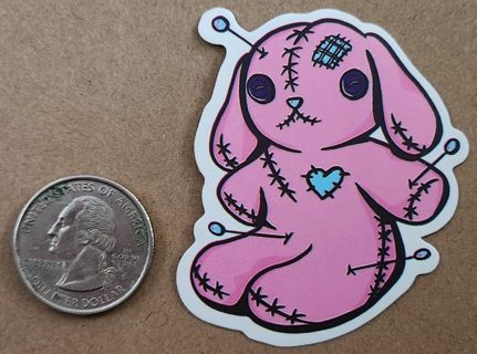 Pin-Cushion Bunny Sticker