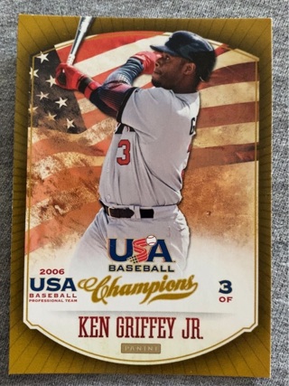 2013 Ken Griffey Jr. Panini USA Baseball Champions - Seattle Mariners