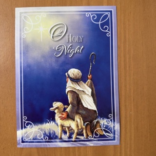 Holy Night Christmas Card 