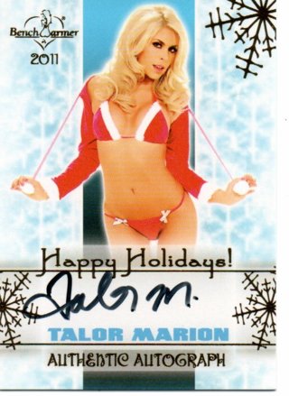 2011 Benchwarmer Talor Marion Holiday Autograph