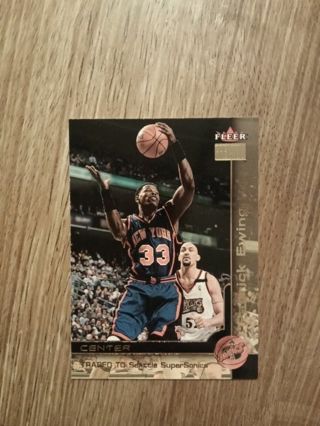 Fleer- Patrick Ewing