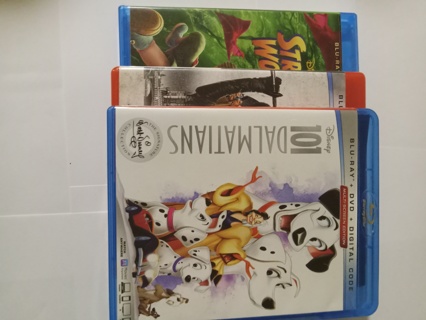 3 DVD Movies (Used)