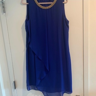 ~Dress~ Blue w/Sequins Rhinestone MSK